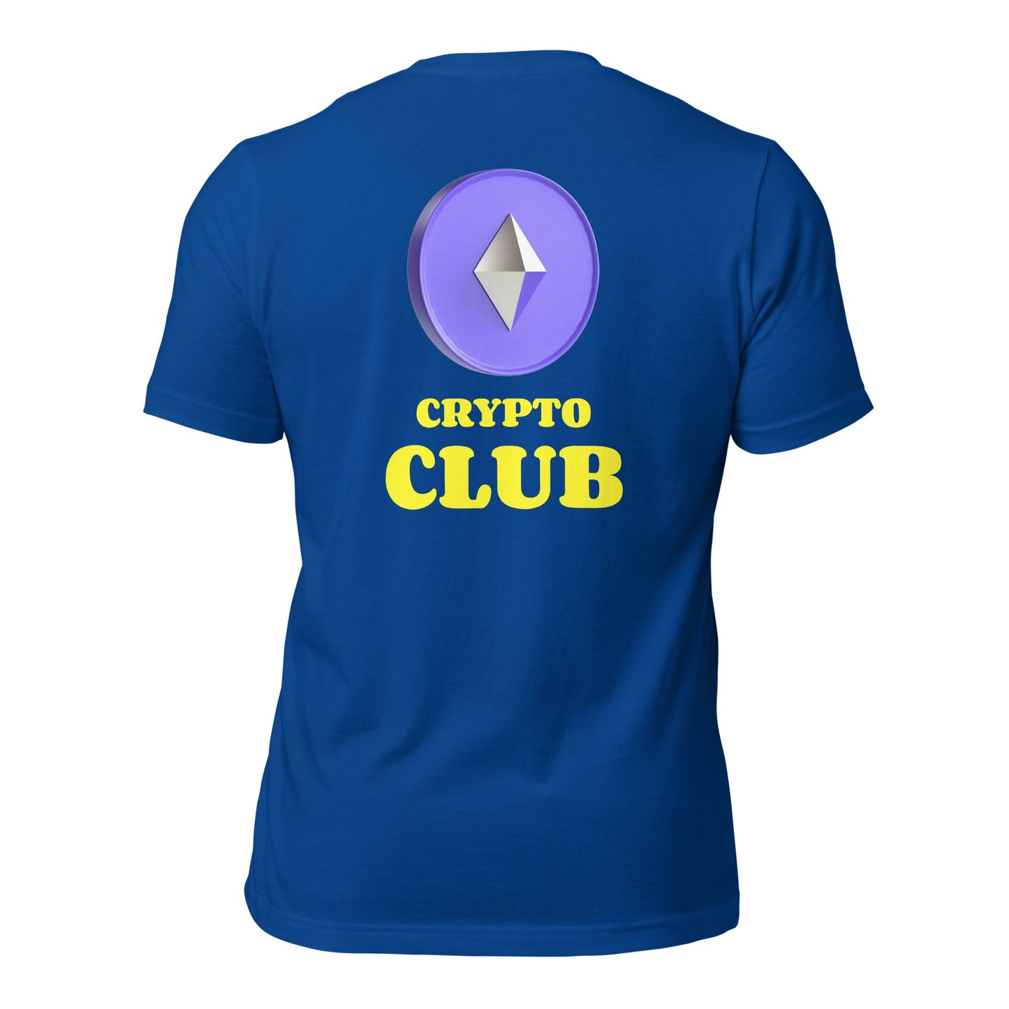 Crypto Club V2 - Unisex t-shirt ( Back Print ) by DarkByteGear