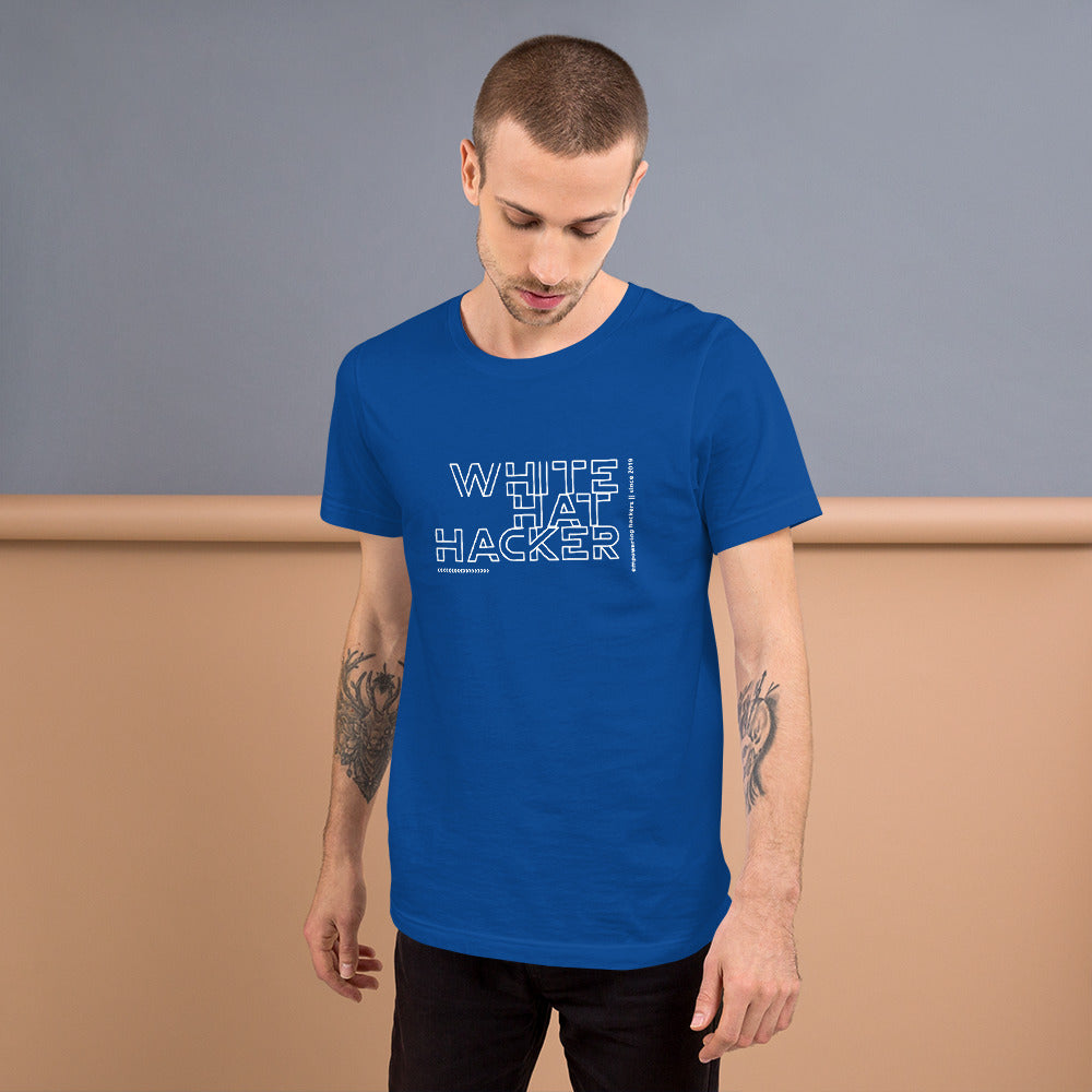 White Hat Hacker - Short-Sleeve Unisex T-Shirt by DarkByteGear