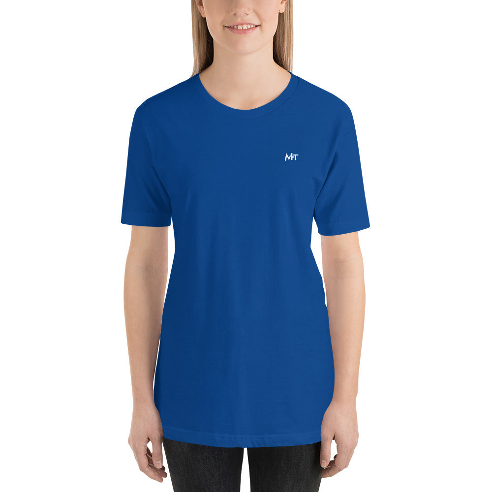 Choose your weapon Unisex t-shirt ( Back Print ) by DarkByteGear