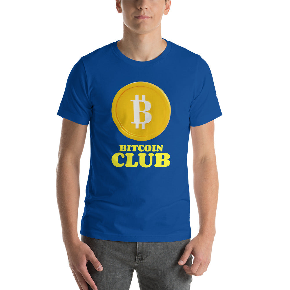 BITCOIN CLUB V1 - Unisex T-shirt by DarkByteGear