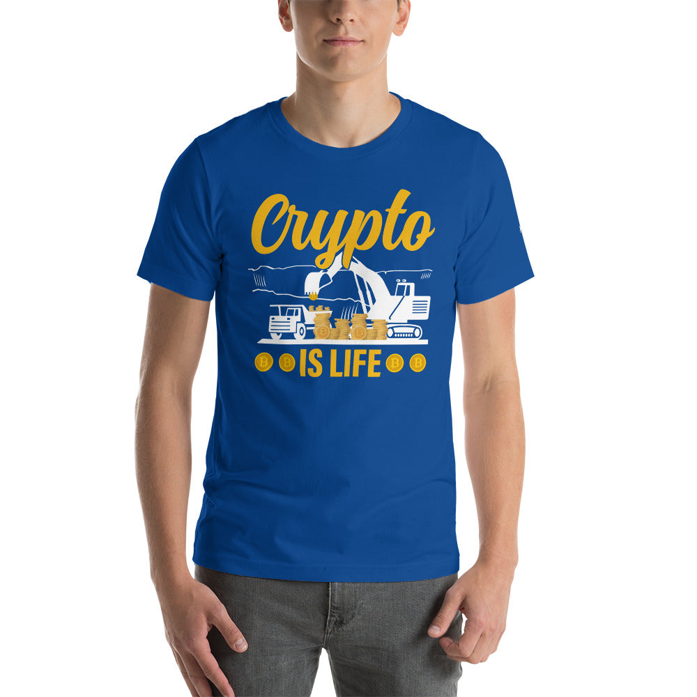 Crypto is Life - Unisex t-shirt by DarkByteGear