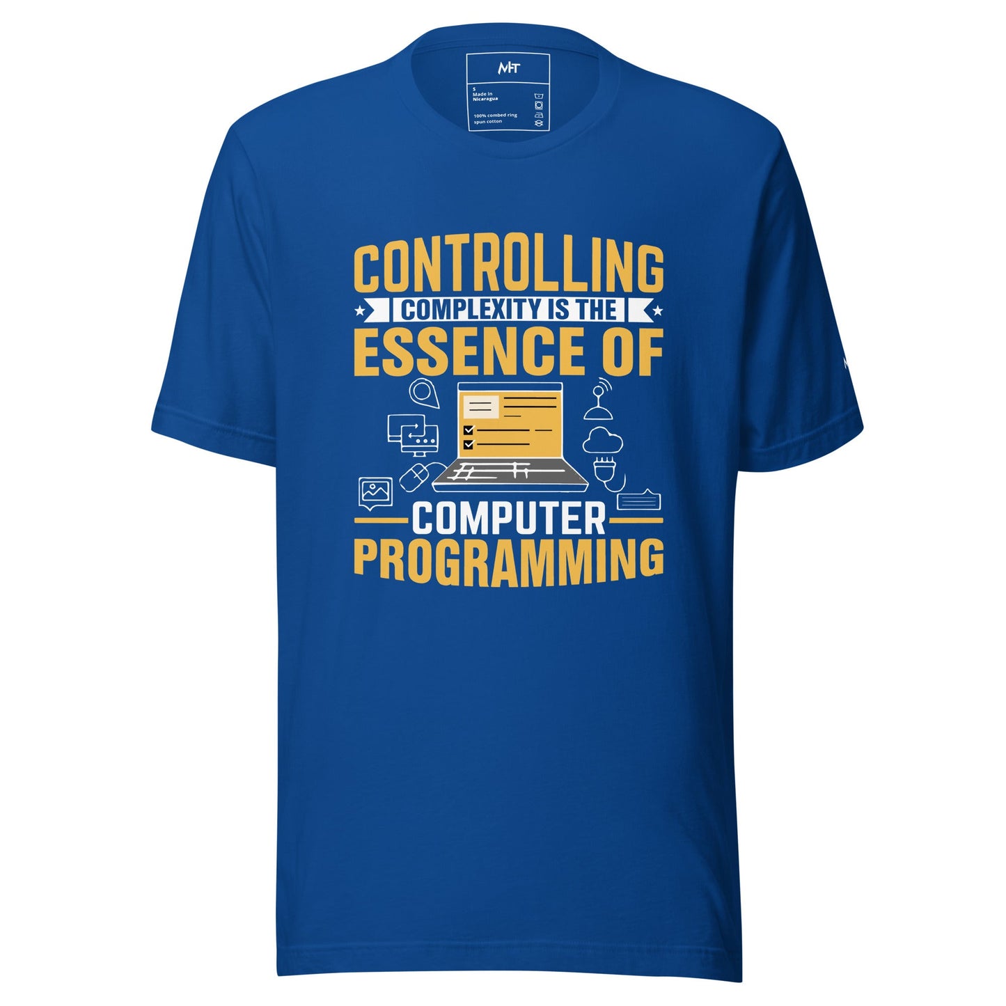 Controlling complexity is the Essence of Computer Programming Unisex t-shirt by DarkByteGear