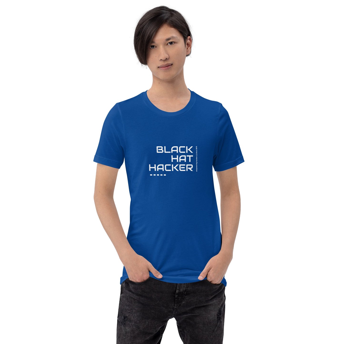 Black Hat Hacker V15 Unisex t-shirt by DarkByteGear