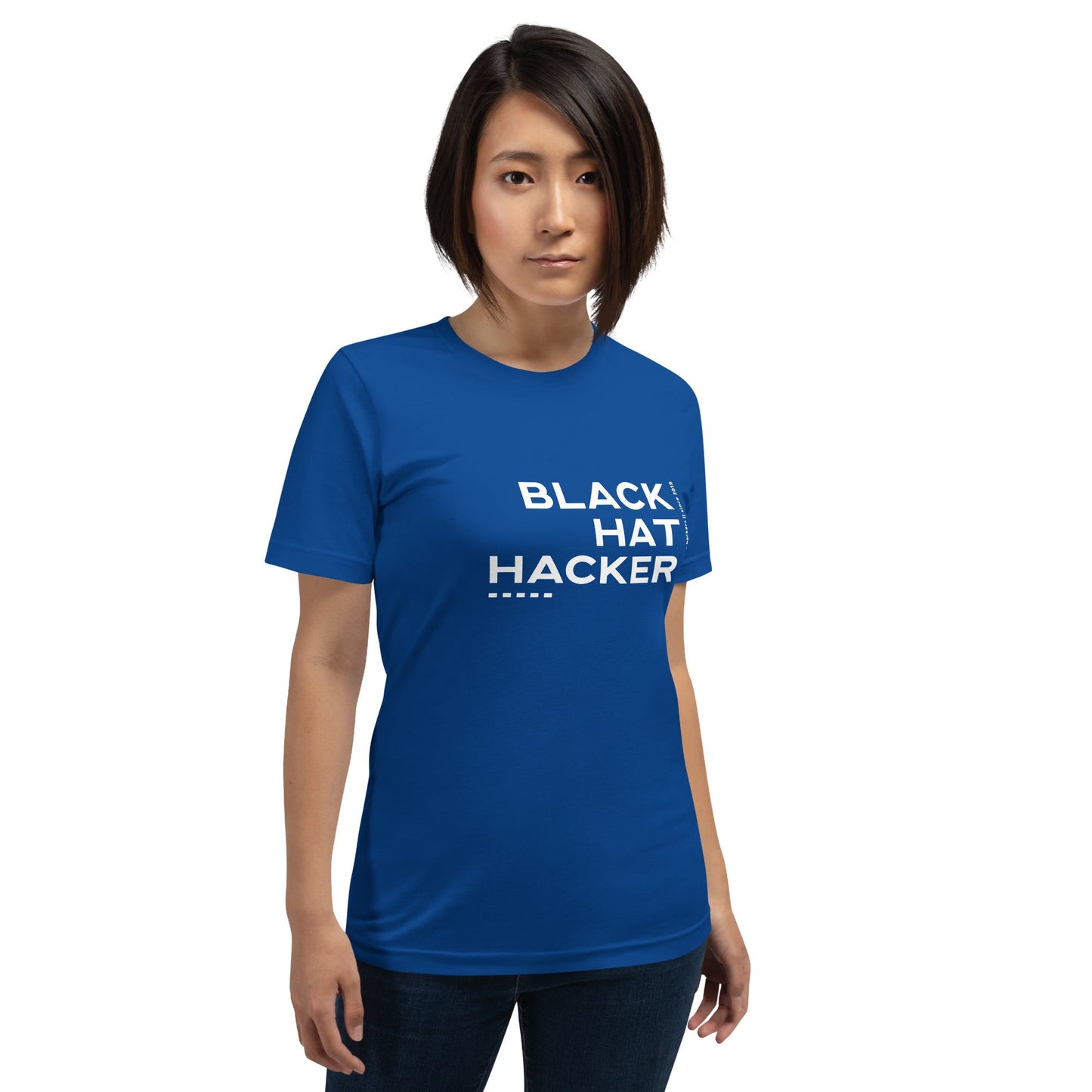 Black Hat Hacker V12 Unisex t-shirt by DarkByteGear