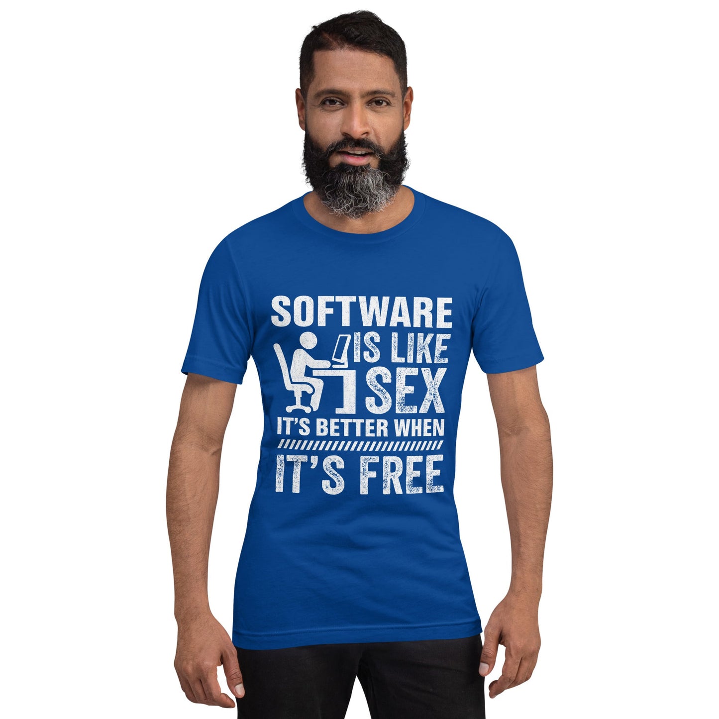 Software is like Sex - Unisex t-shirt by DarkByteGear