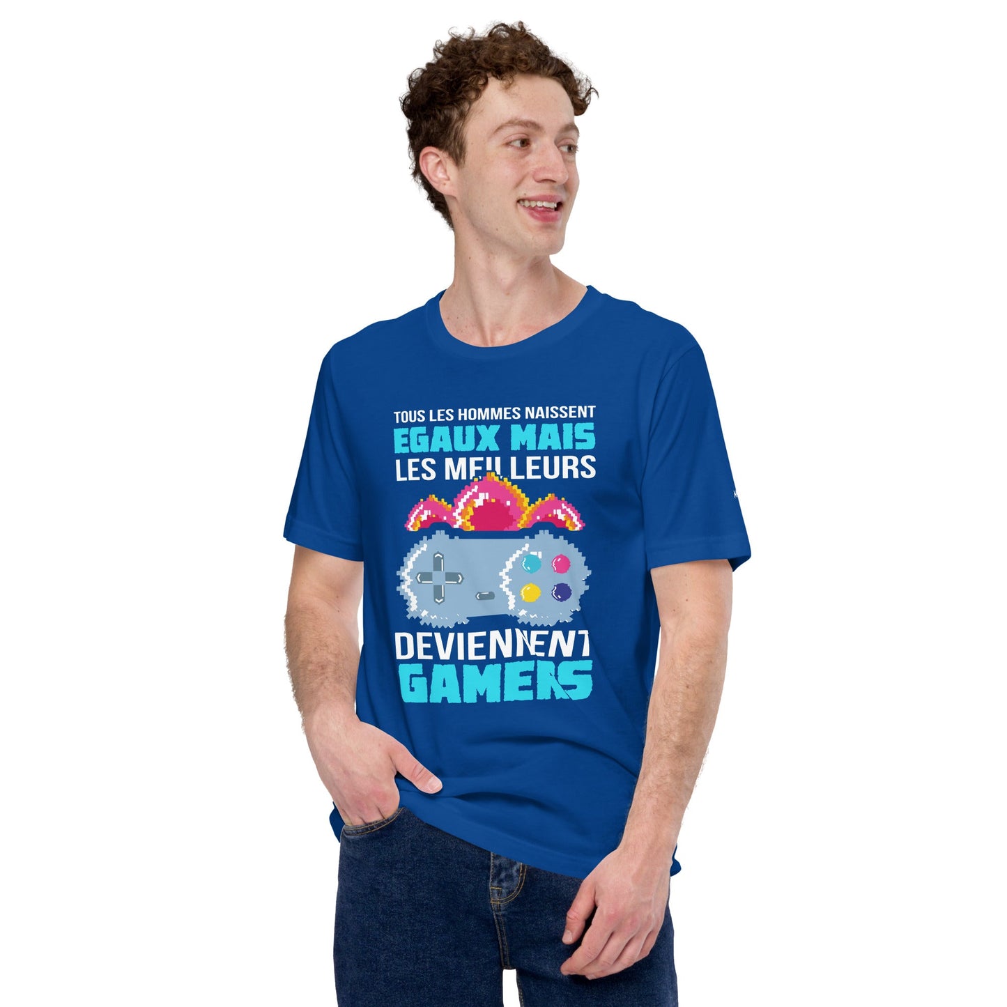 Tous Les Hommes Naissent Egaux Mais - Unisex t-shirt by DarkByteGear