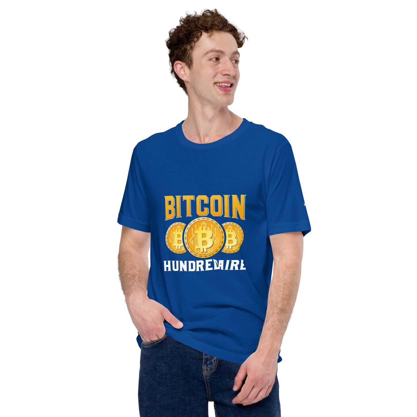 Bitcoin Hundredaire - Unisex t-shirt by DarkByteGear