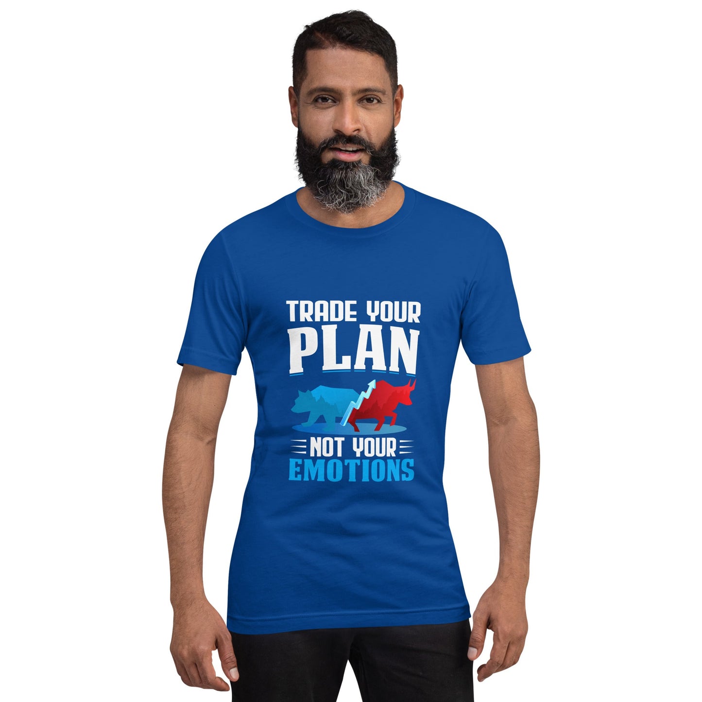 Trade your plan: not your emotion - Unisex t-shirt by DarkByteGear
