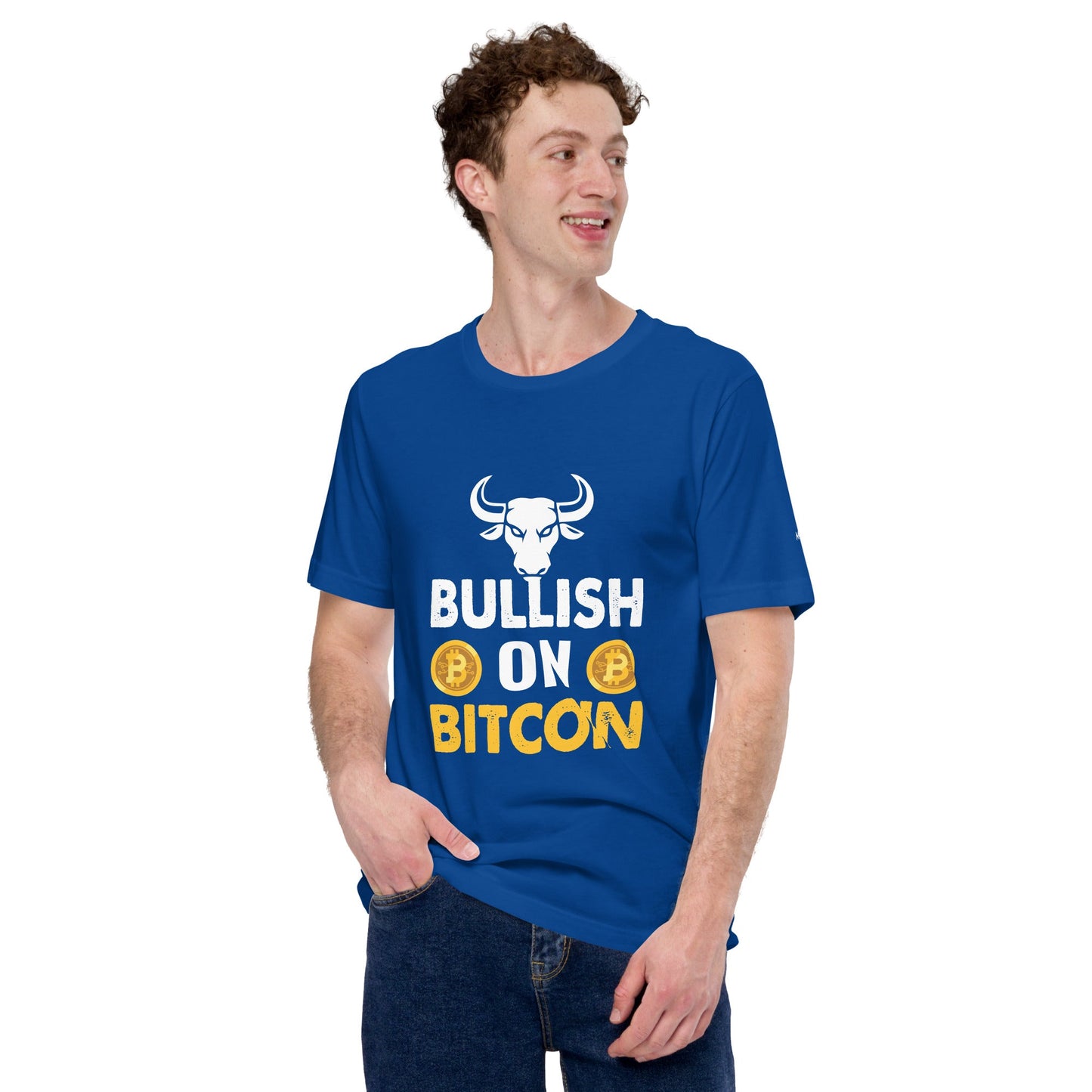 Bullish On Bitcoin - Unisex t-shirt by DarkByteGear