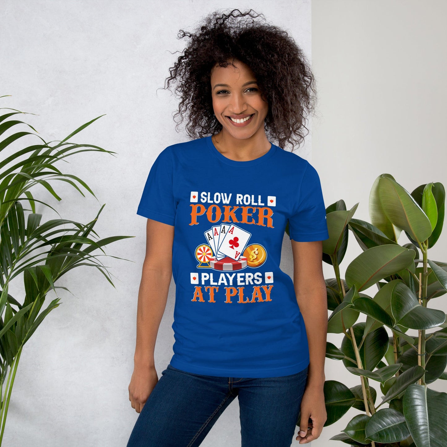 Slow Roll Poker; Players at Play - Unisex t-shirt by DarkByteGear