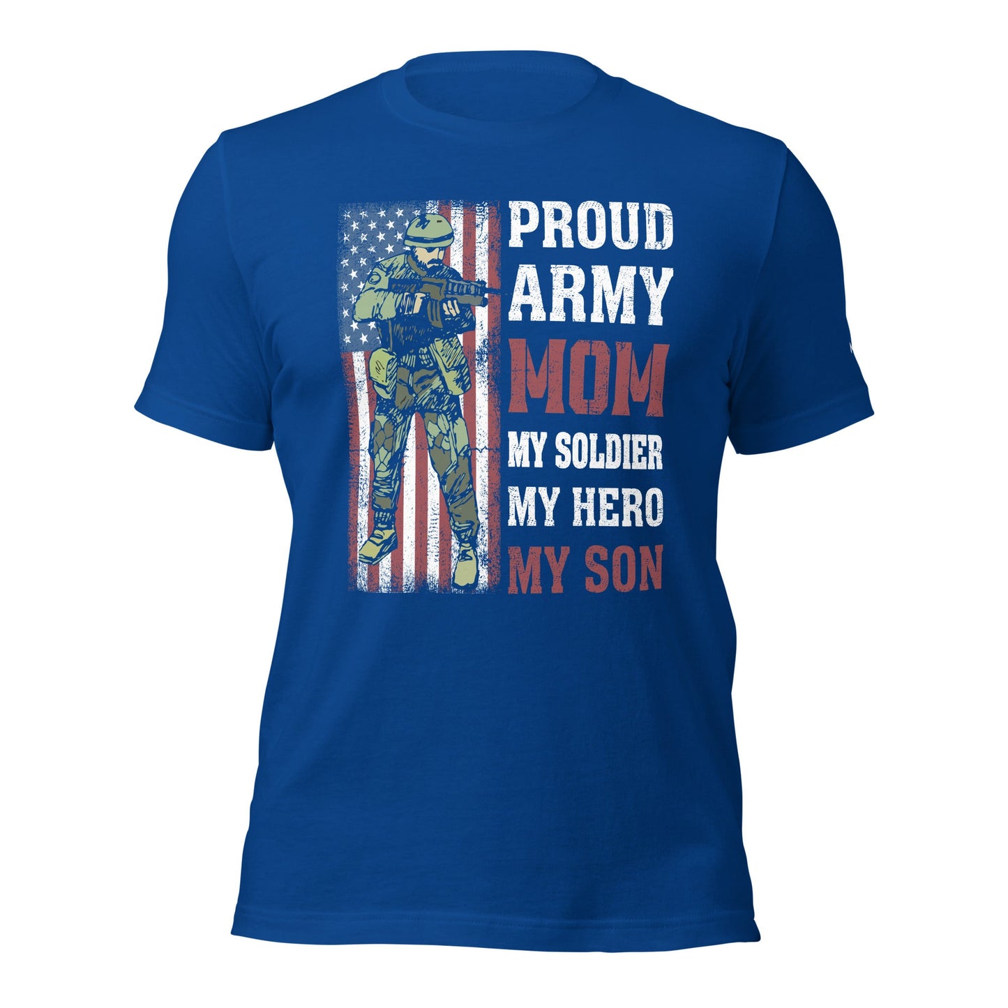 Proud Army Mom - Unisex t-shirt by DarkByteGear