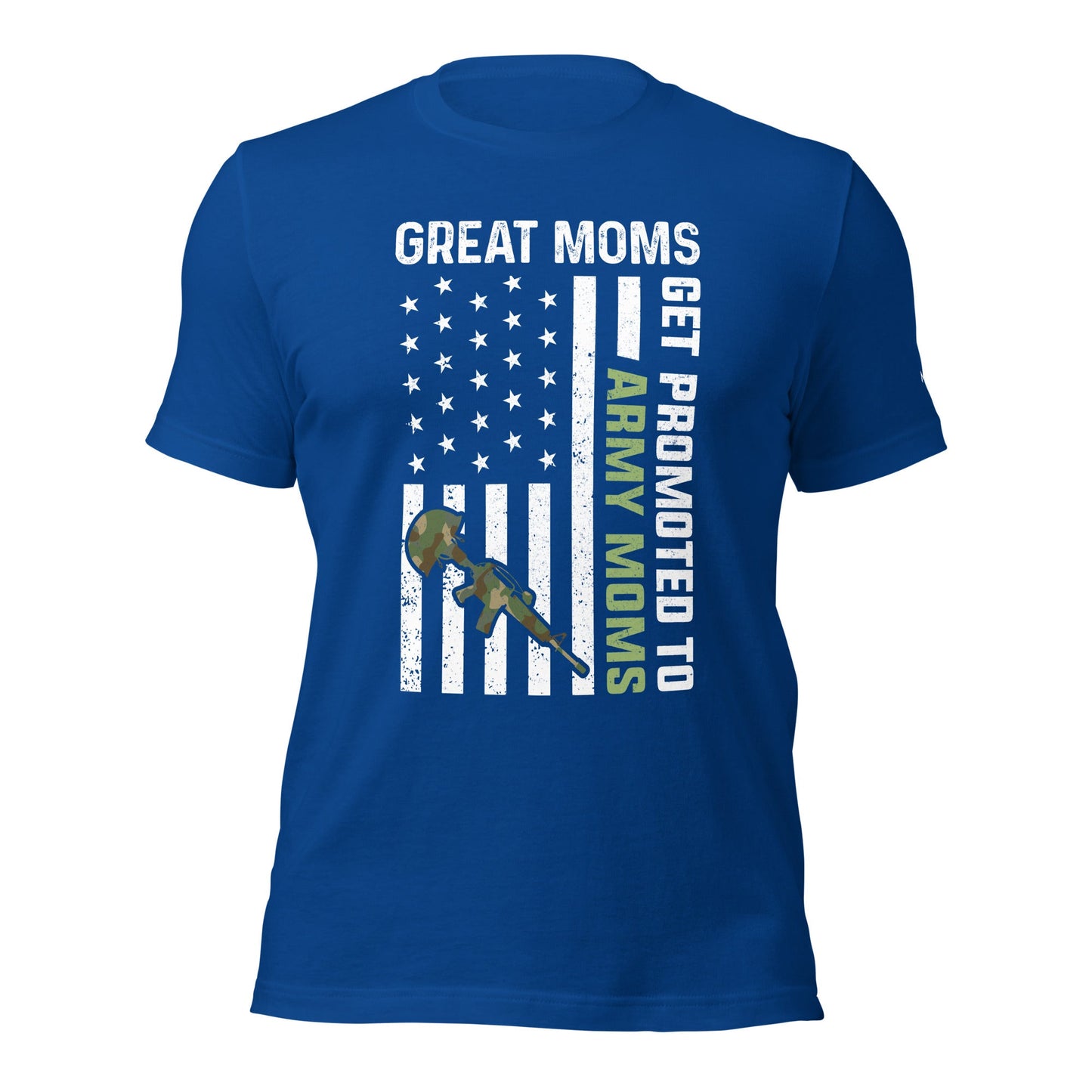 Army Moms, Great Moms promoted - Unisex t-shirt by DarkByteGear