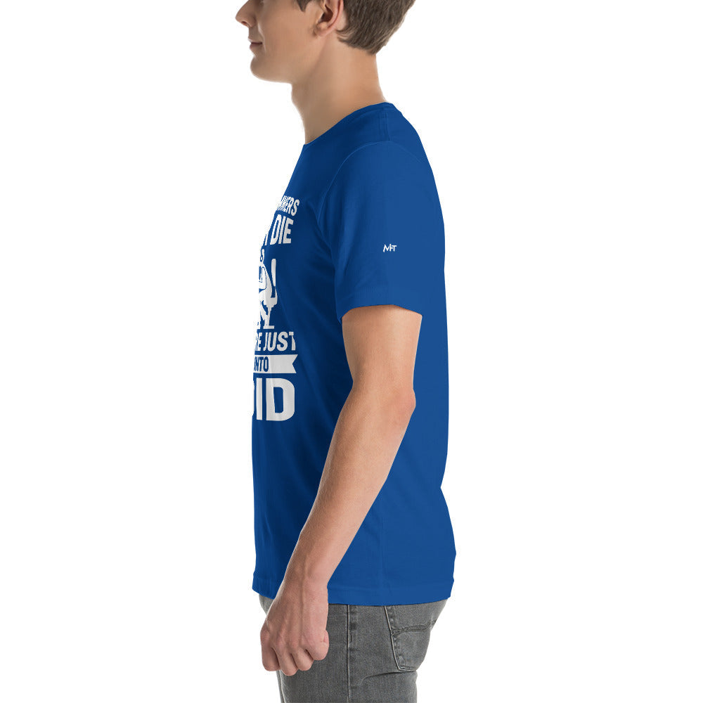 Programmers Never Die They Are Just Cast Into Void - Unisex T-shit by DarkByteGear