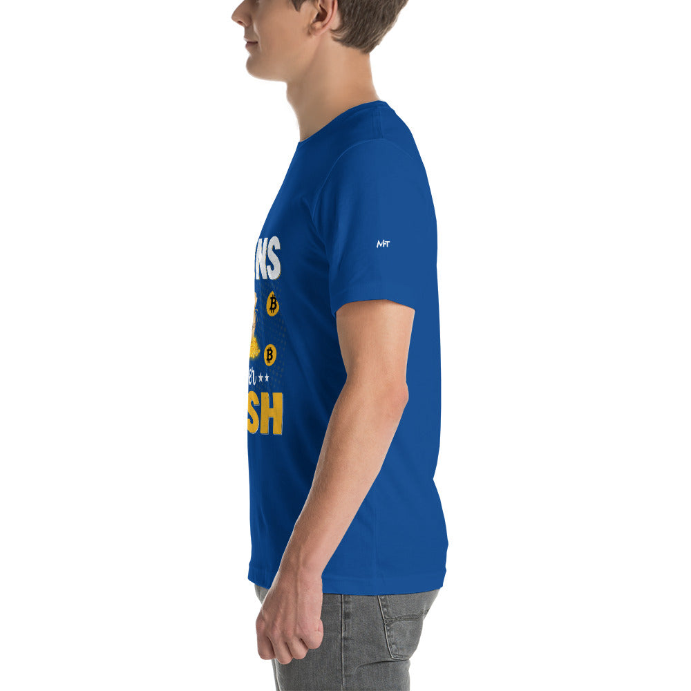 Coins over Cash - Unisex t-shirt by DarkByteGear