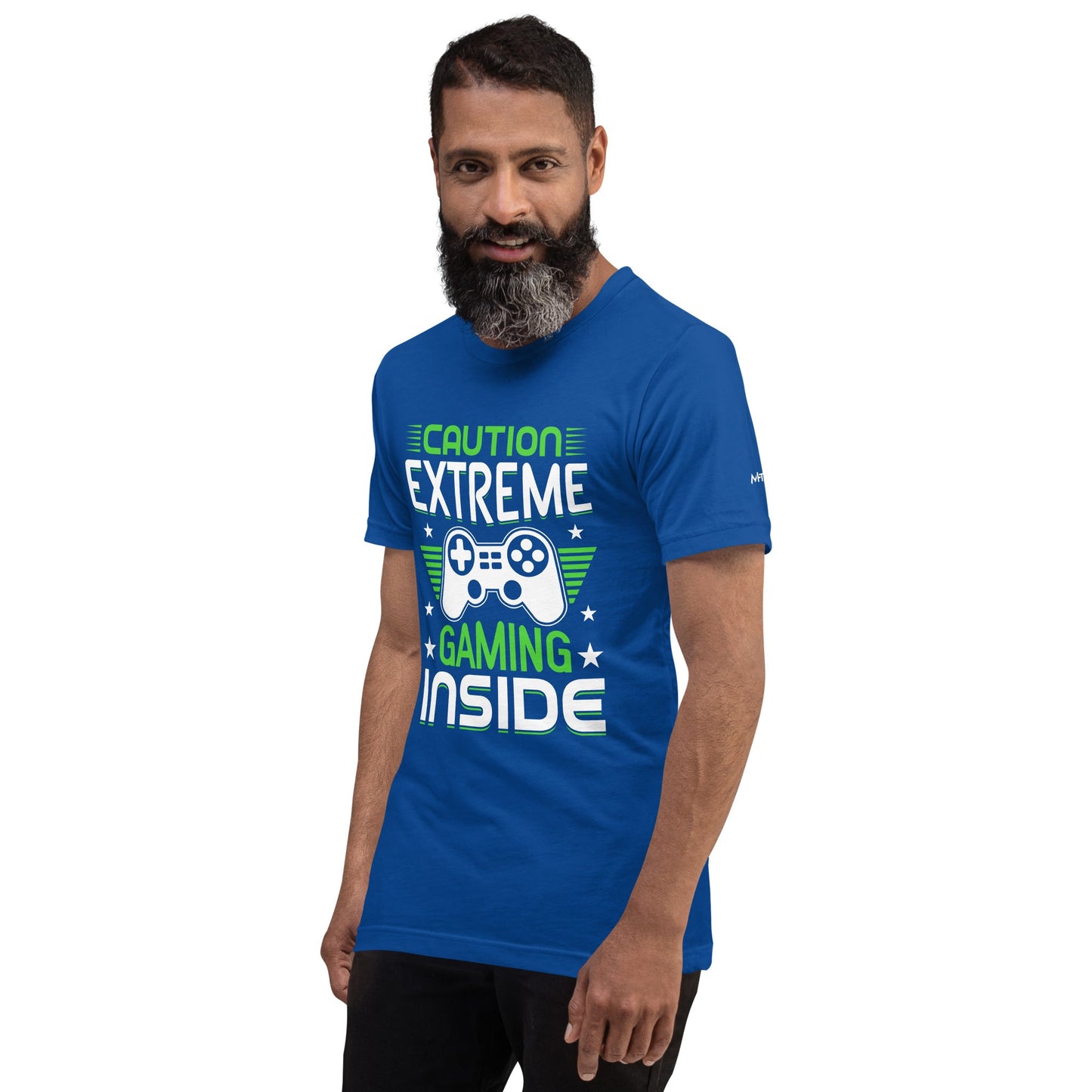 Caution extreme gaming inside - Unisex t-shirt by DarkByteGear