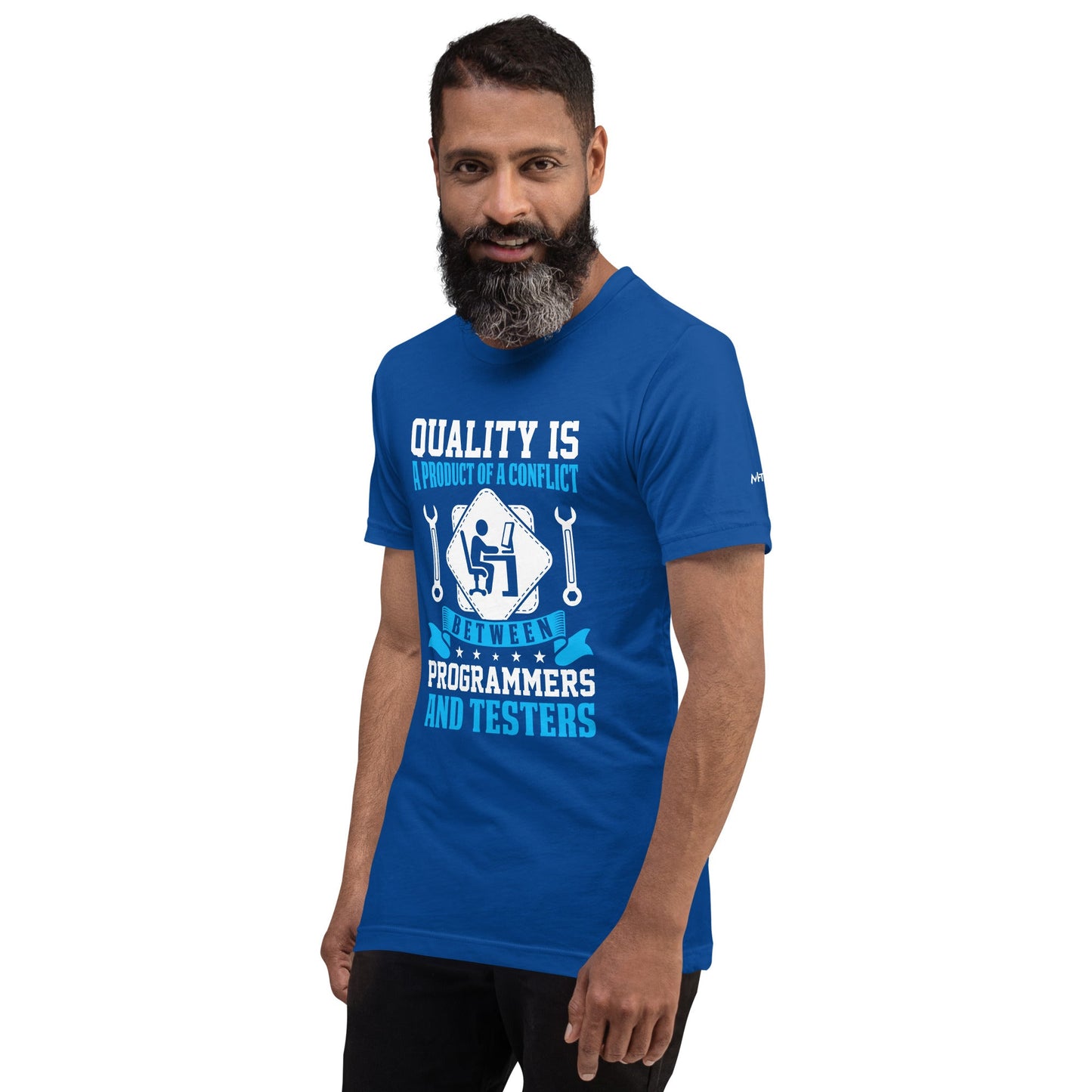 Quality is a Product of a conflict -Unisex t-shirt by DarkByteGear