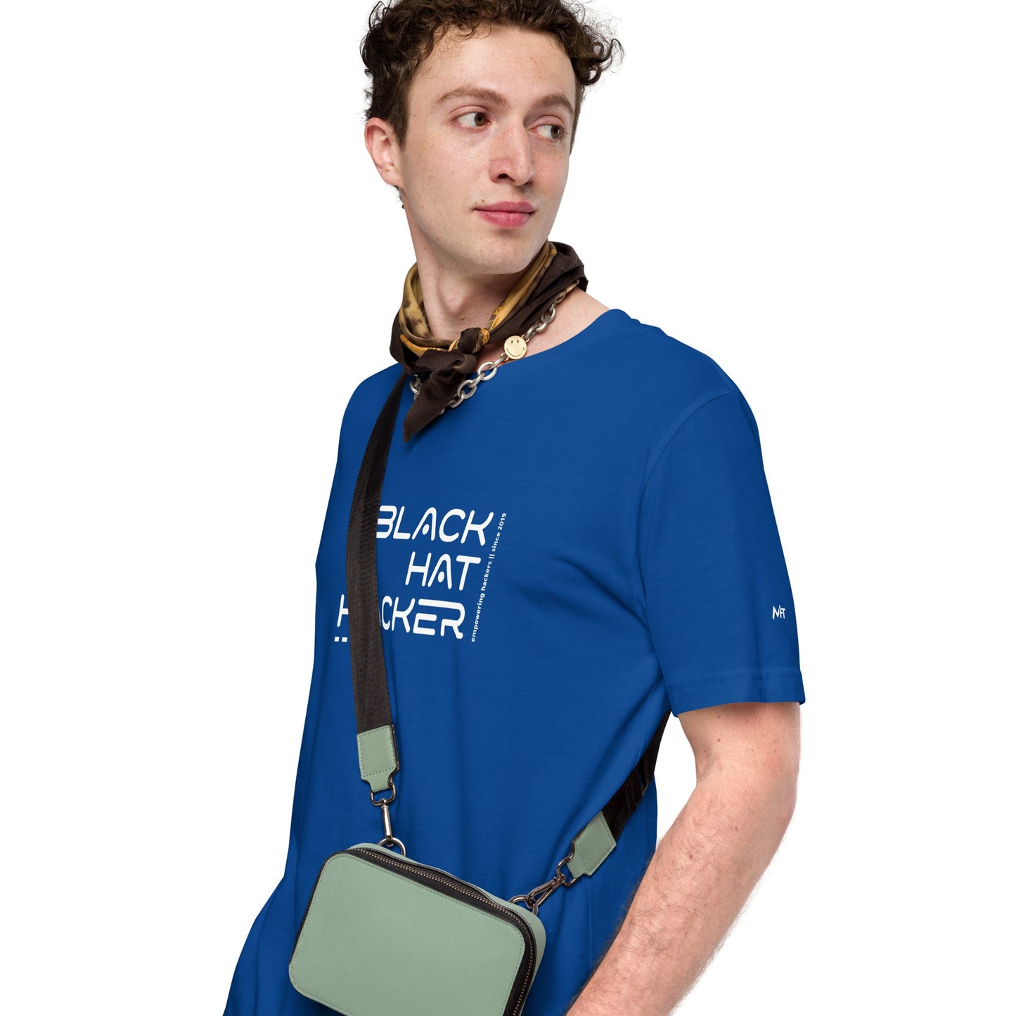Black Hat Hacker V7 Unisex t-shirt by DarkByteGear