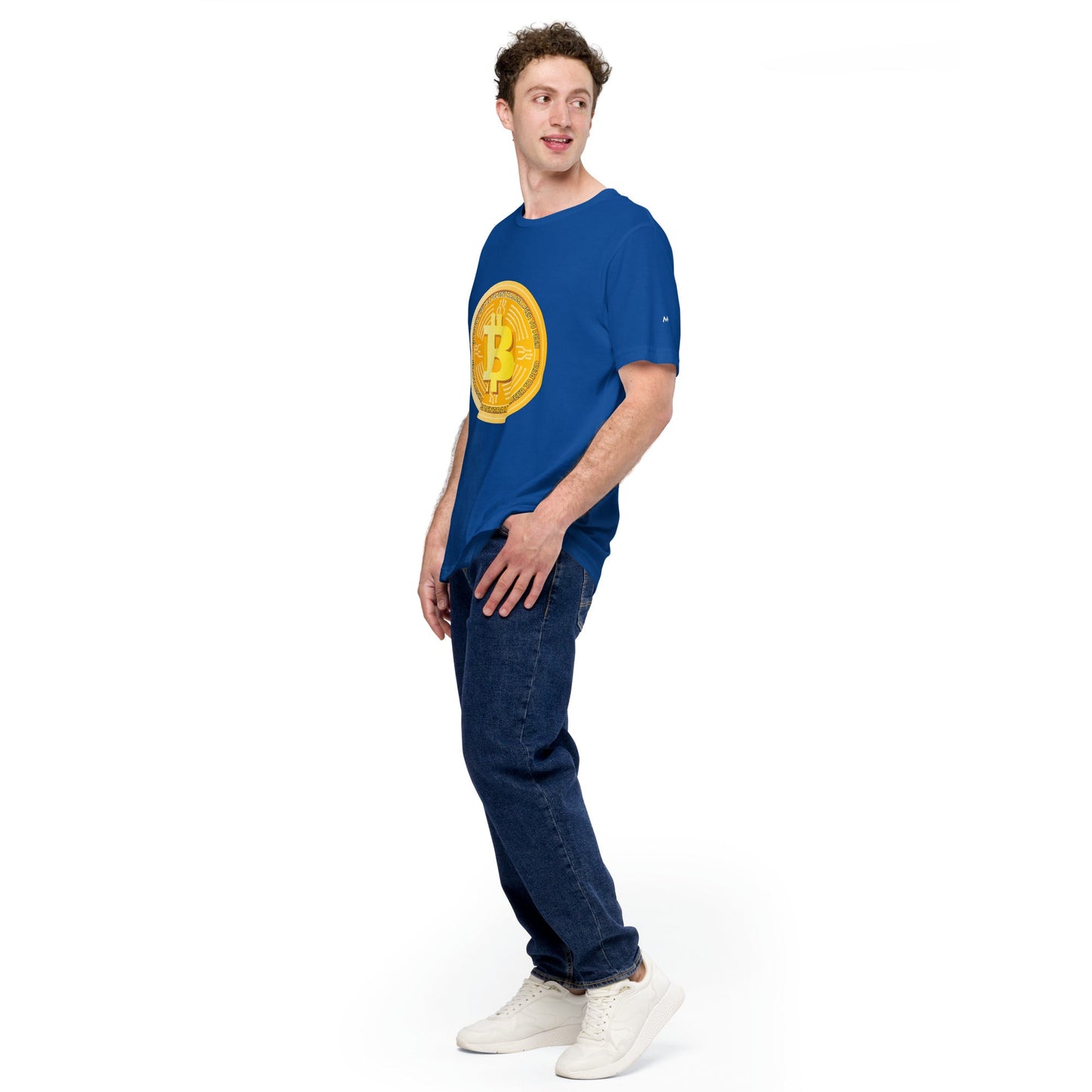 Bitcoin Medal - Unisex t-shirt by DarkByteGear