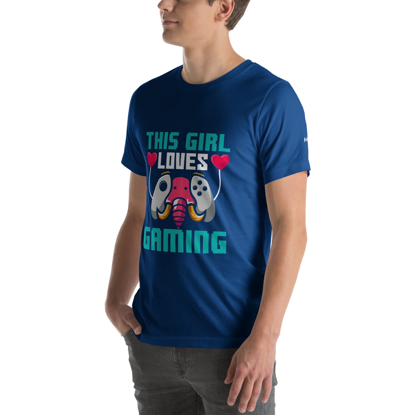 This girl Loves video games ( RiMa ) - Unisex t-shirt by DarkByteGear