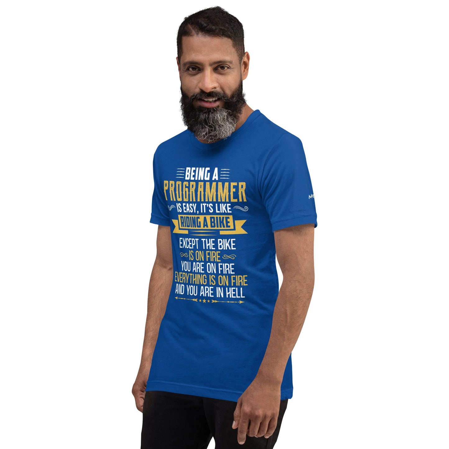 Being a Programmer is easy V2 - Unisex t-shirt by DarkByteGear