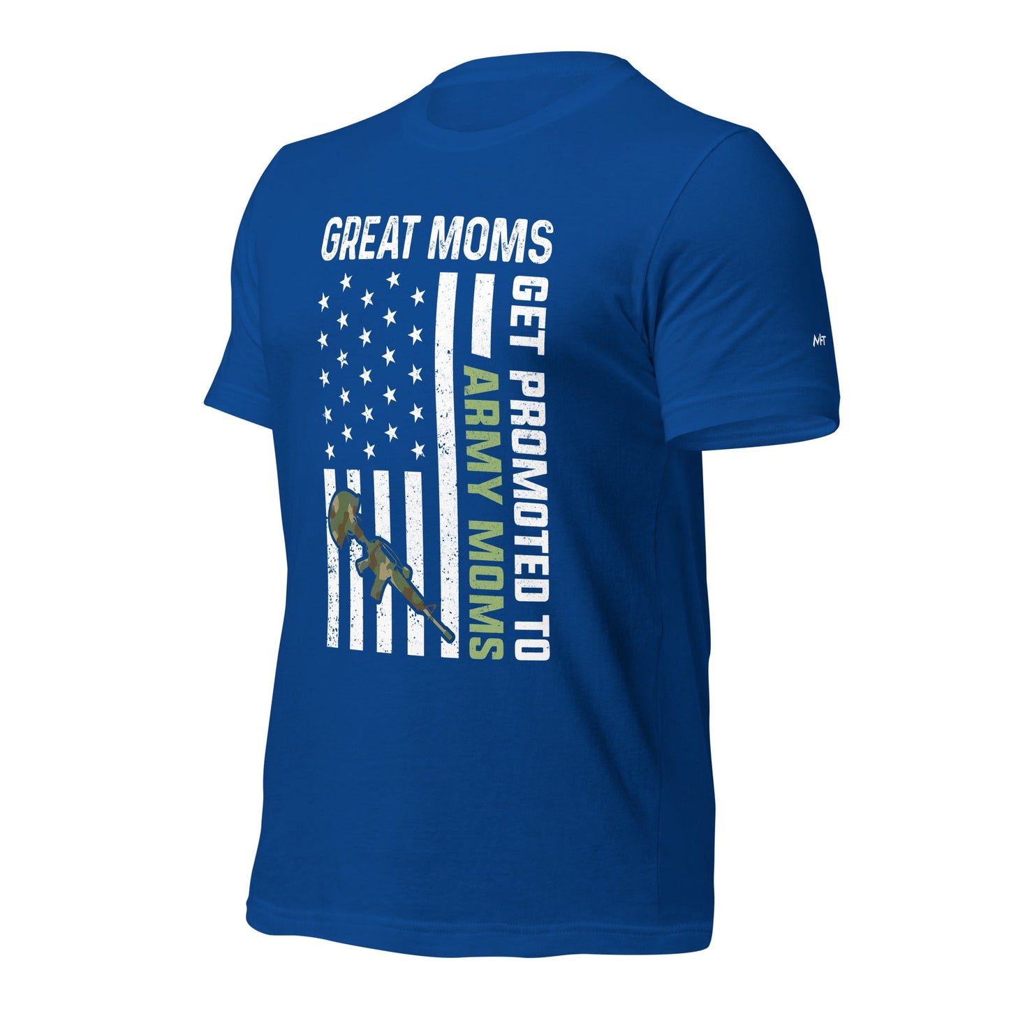 Army Moms, Great Moms promoted - Unisex t-shirt by DarkByteGear
