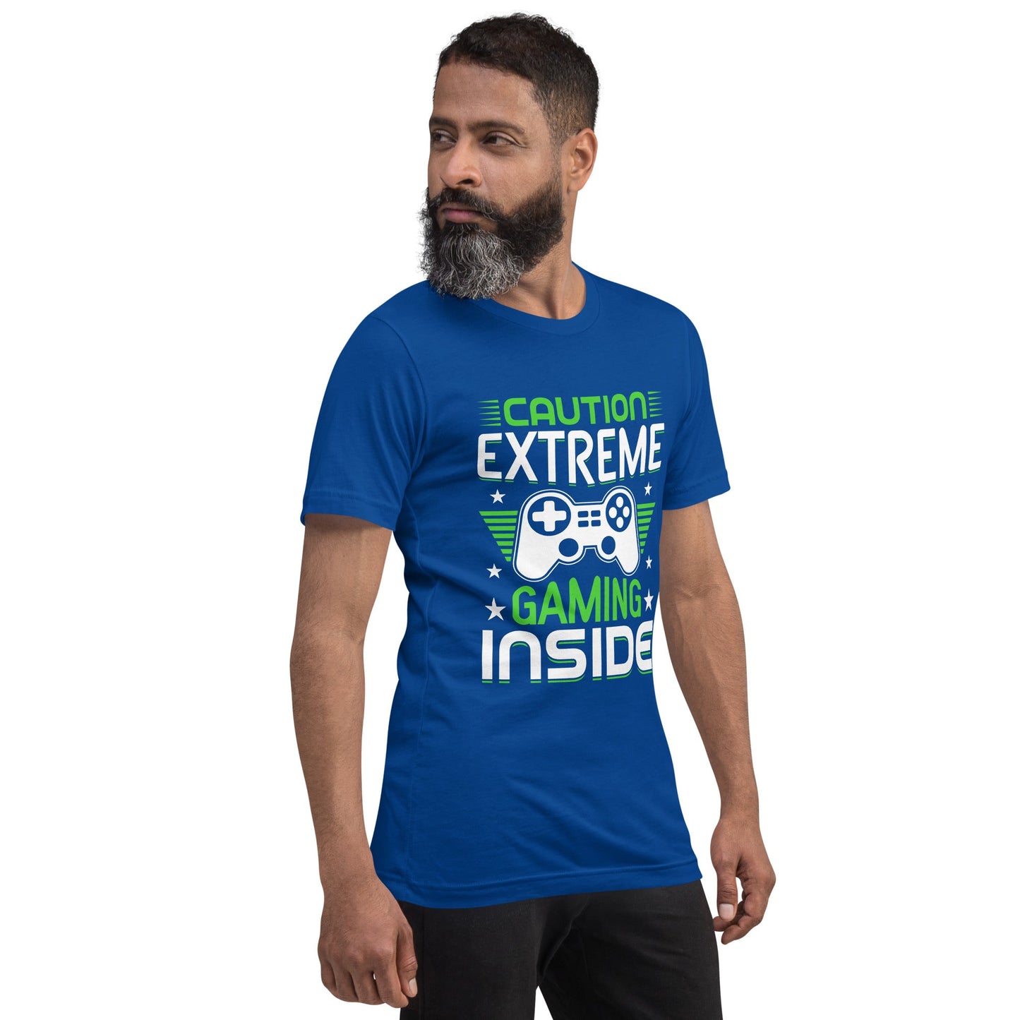 Caution extreme gaming inside - Unisex t-shirt by DarkByteGear