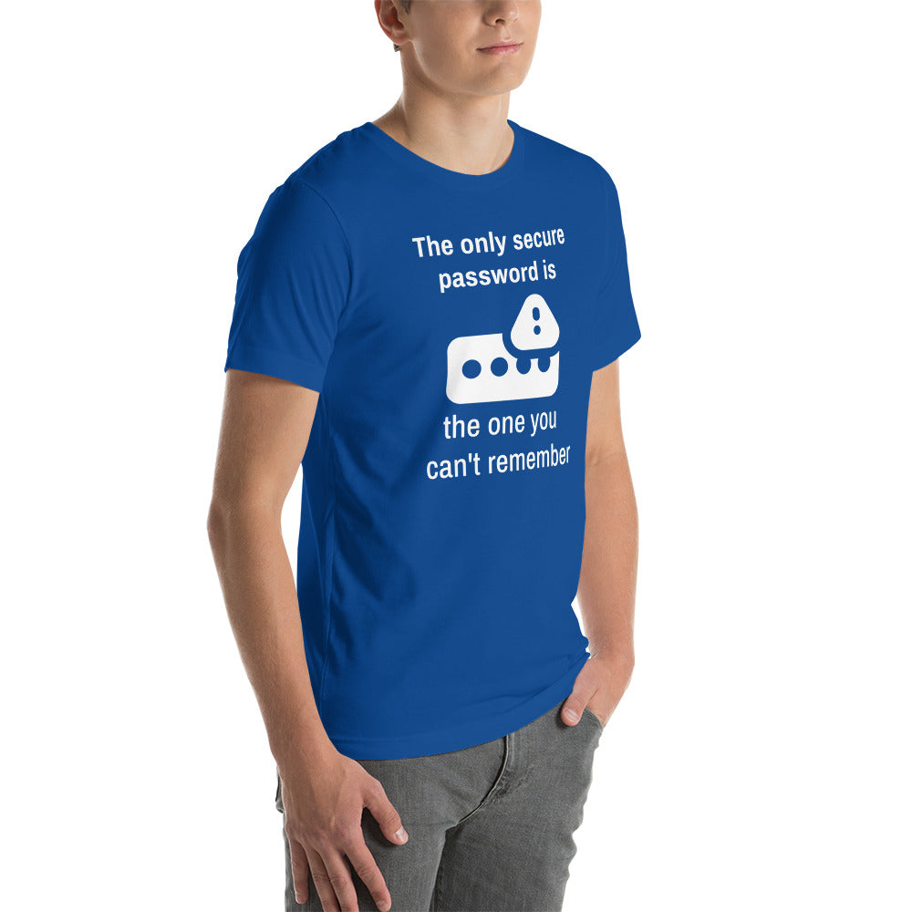 The only secure password - Unisex t-shirt by DarkByteGear