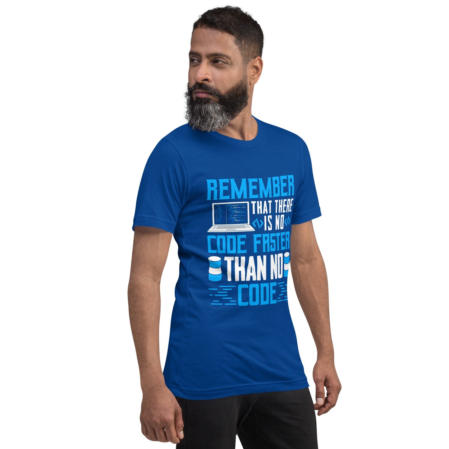 Remember! There is no code - Unisex t-shirt by DarkByteGear