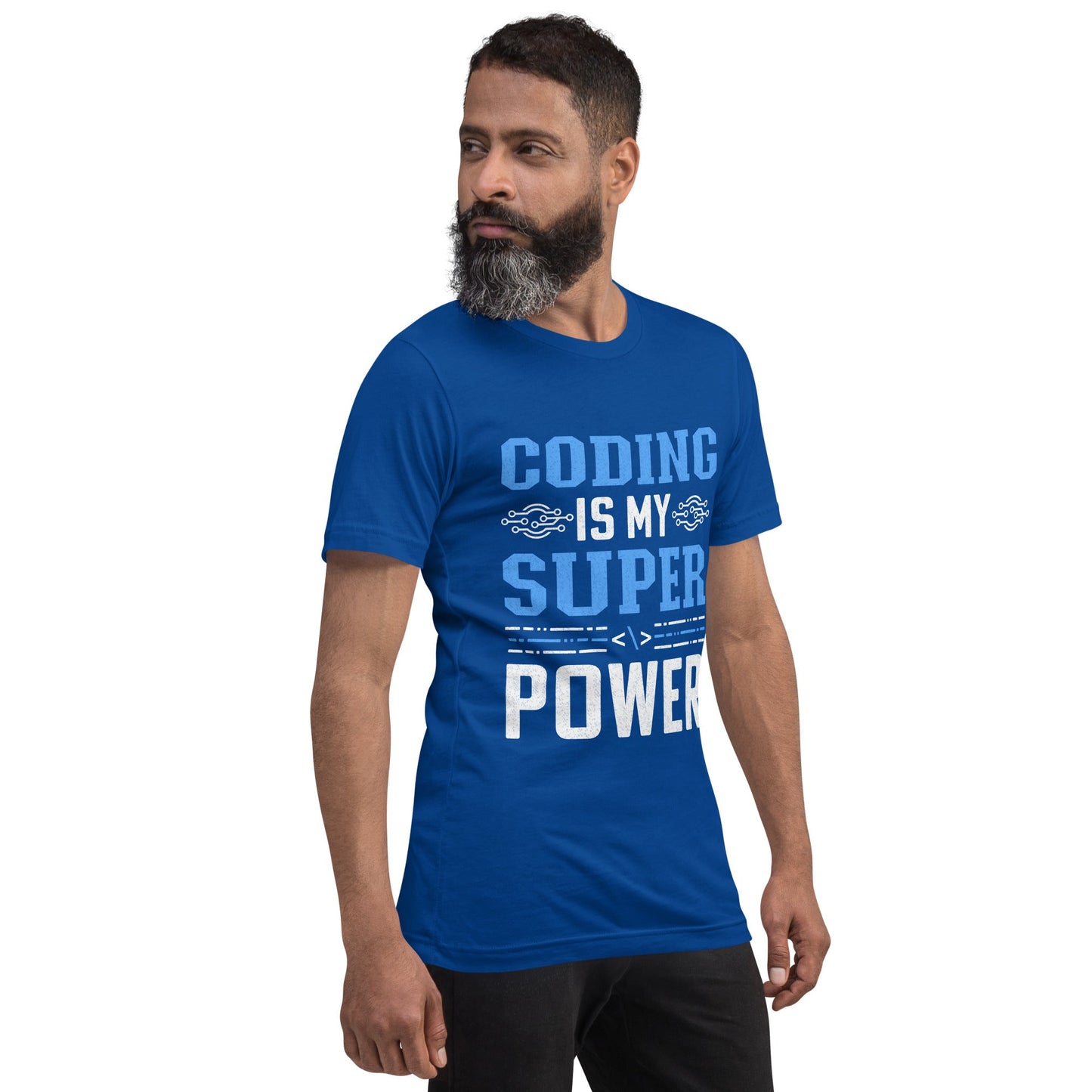 Coding is My Super Power - Unisex t-shirt by DarkByteGear