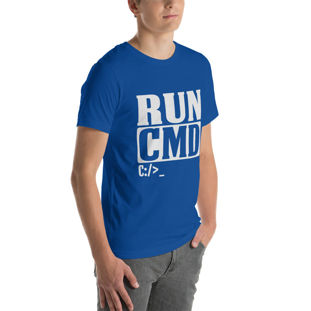 Run CMD C:/>_ - Unisex t-shirt by DarkByteGear