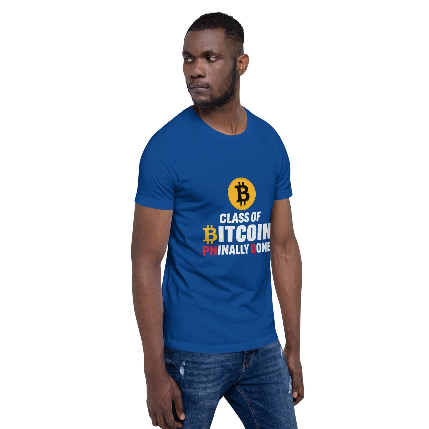 Class of Bitcoin Phinally done - Unisex t-shirt by DarkByteGear