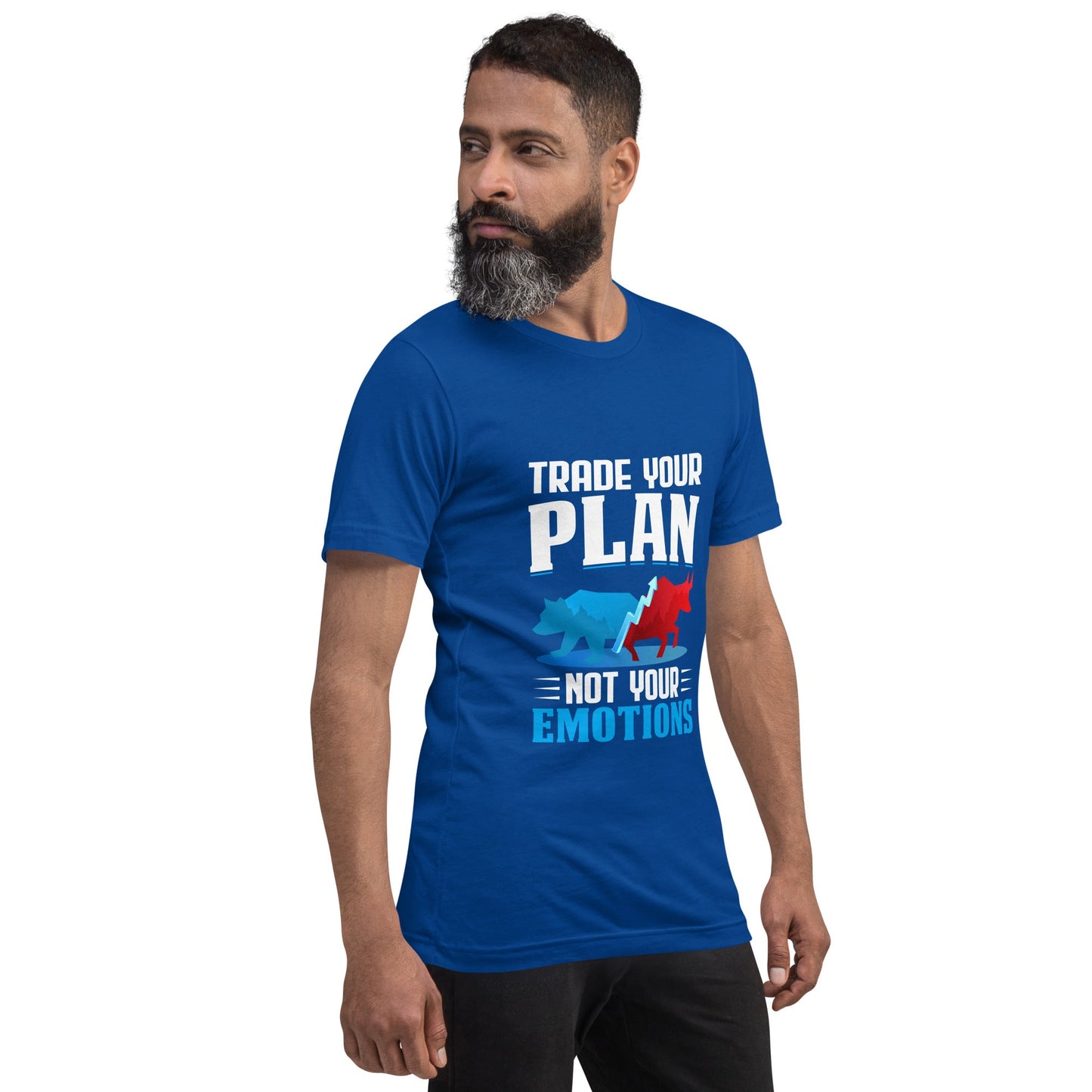 Trade your plan: not your emotion - Unisex t-shirt by DarkByteGear