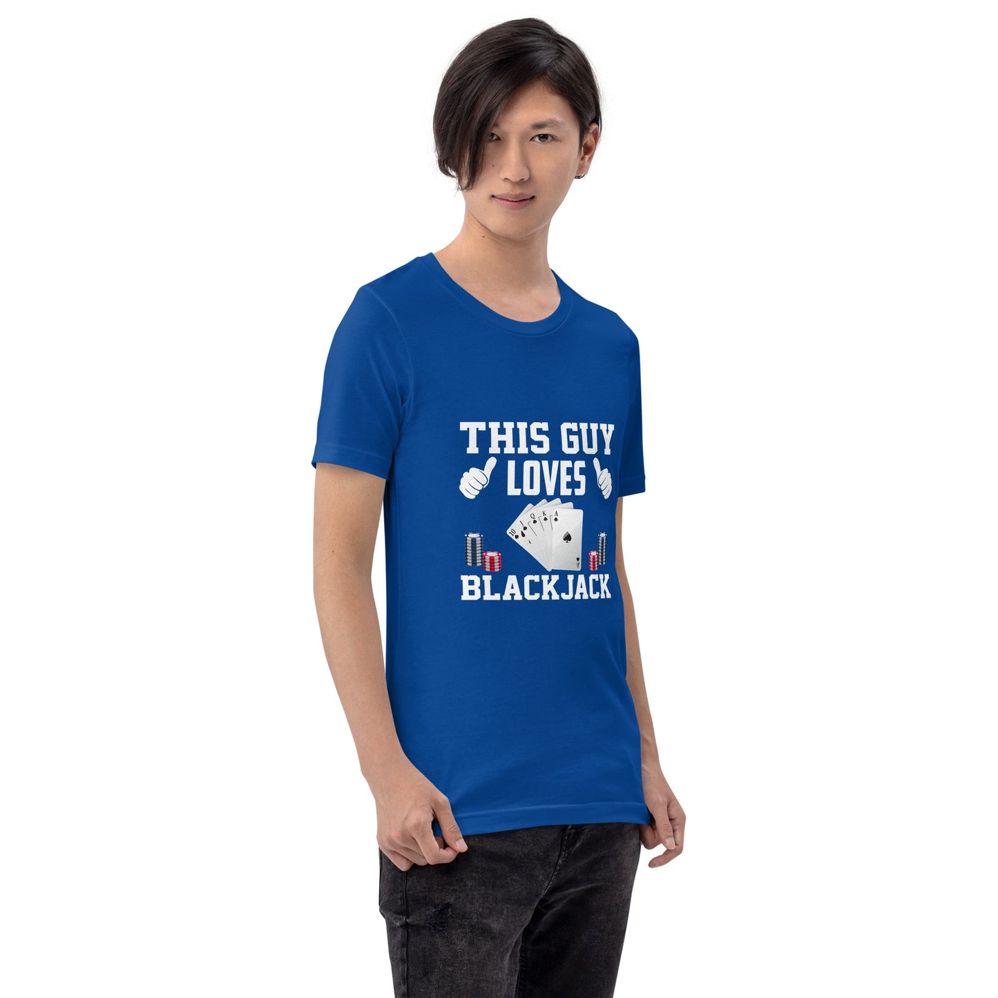This Guy Loves Black Jack - Unisex t-shirt by DarkByteGear
