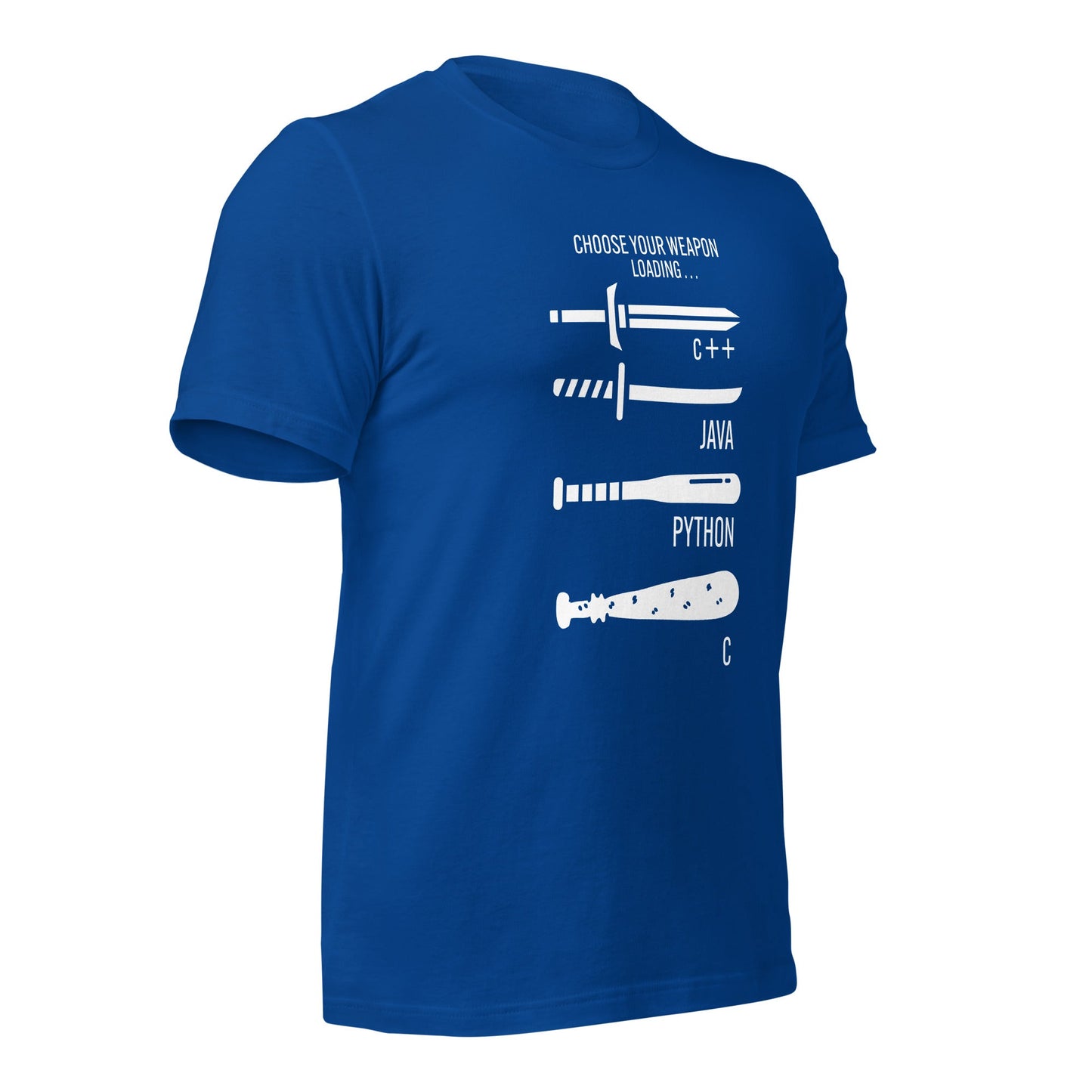 Choose your weapon v1 - Unisex t-shirt by DarkByteGear