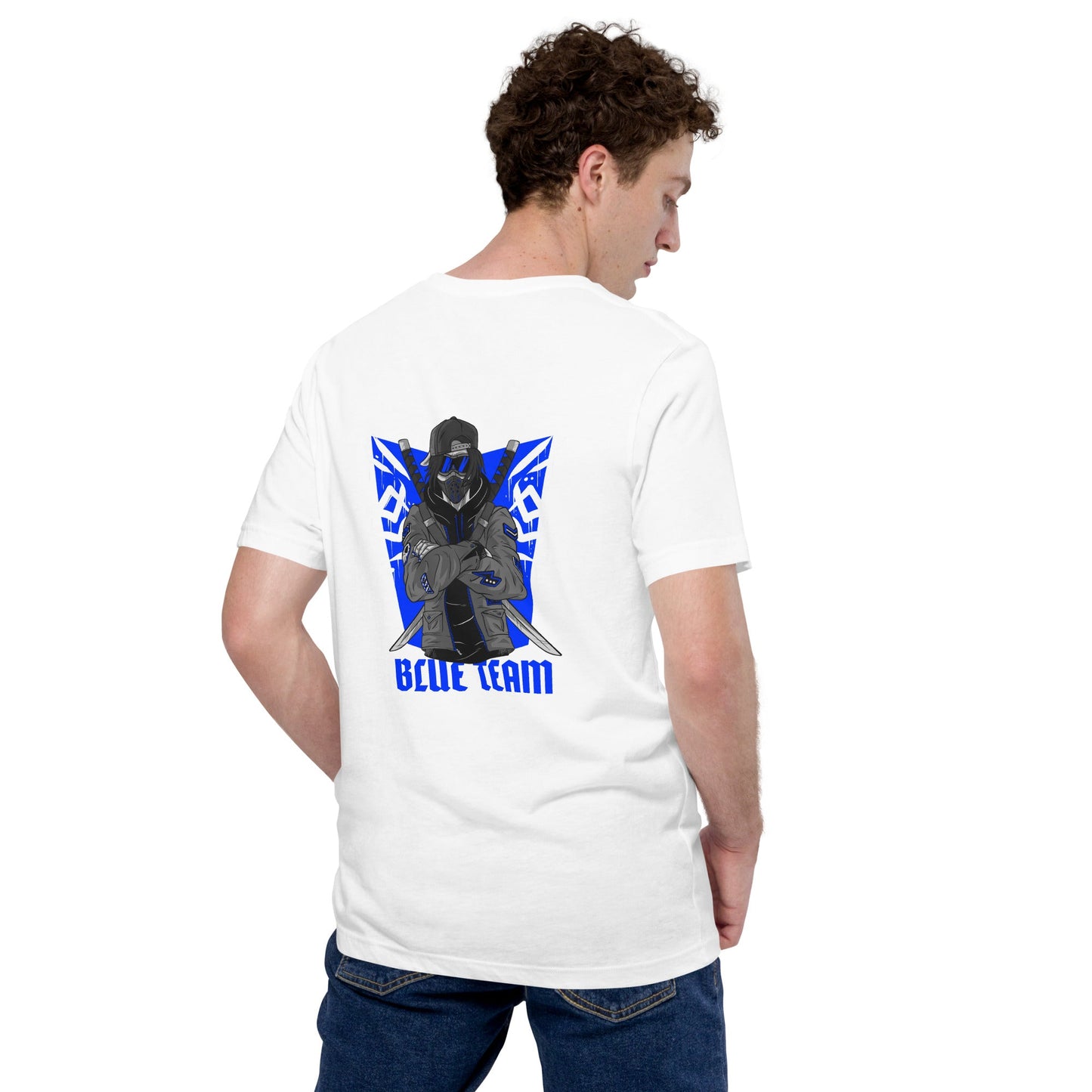 Cyber Security Blue Team V3 - Unisex t-shirt ( Back Print ) by DarkByteGear