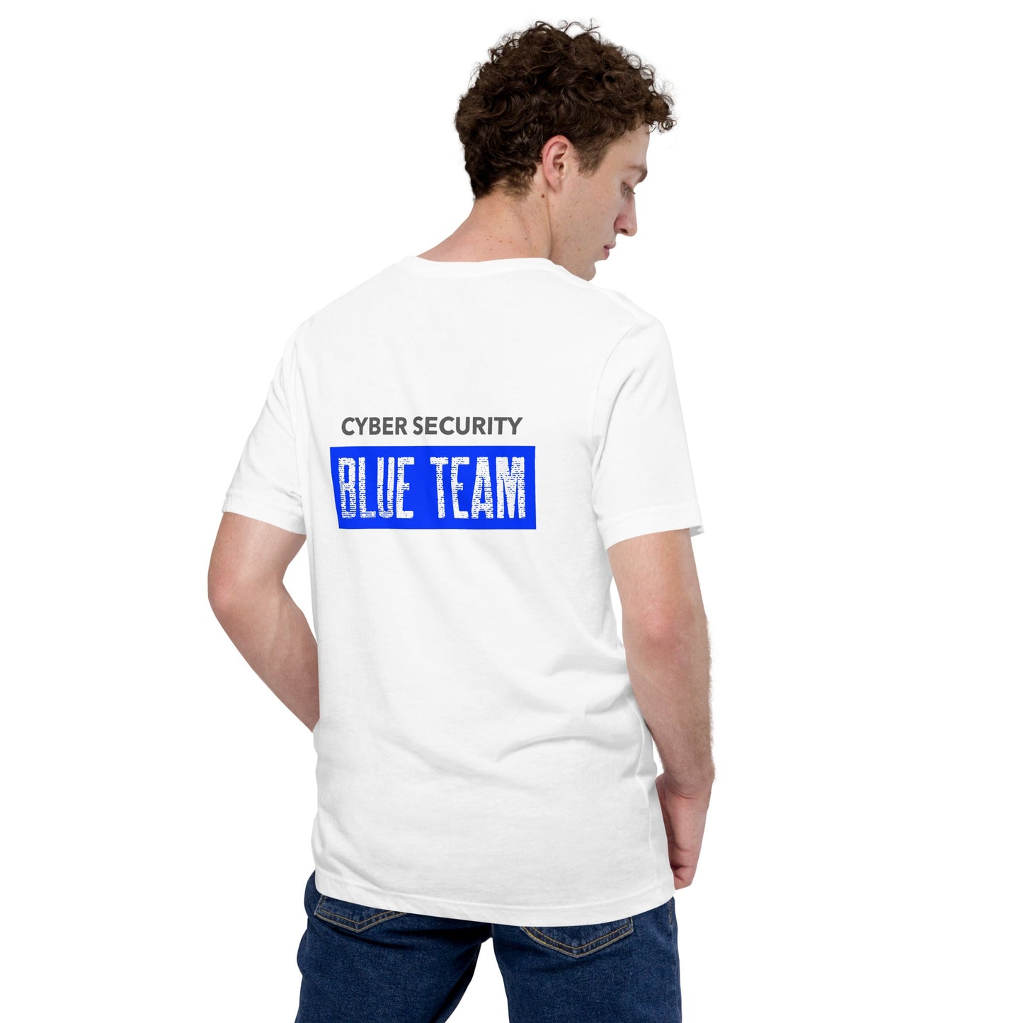 Cyber Security Blue Team V5 - Unisex t-shirt ( Back Print ) by DarkByteGear