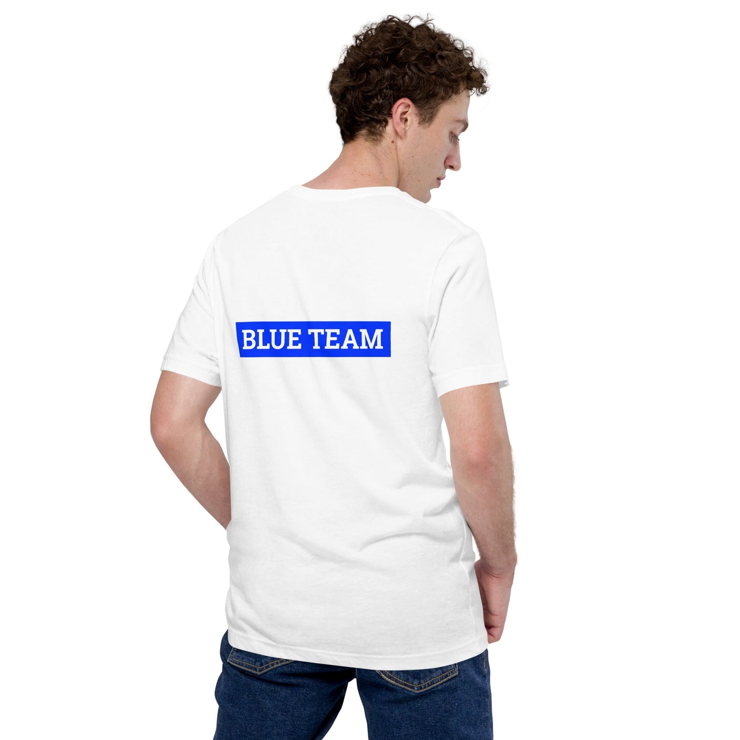Cyber Security Blue Team V6 - Unisex t-shirt ( Back Print ) by DarkByteGear