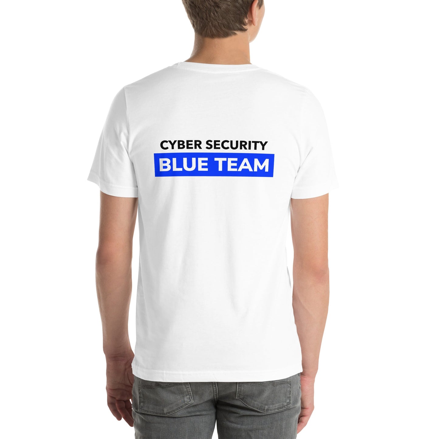 Cyber Security Blue Team V11 - Unisex t-shirt ( Back Print ) by DarkByteGear