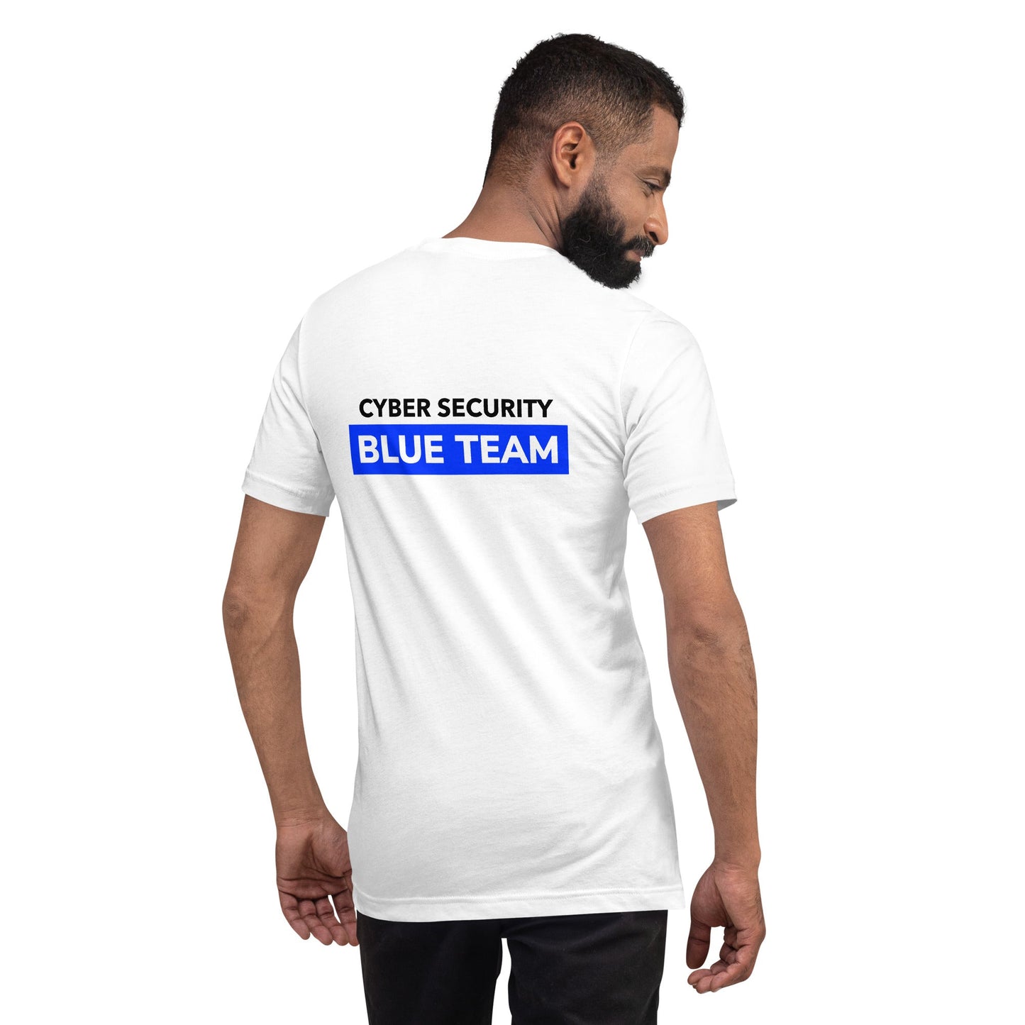 Cyber Security Blue Team V11 - Unisex t-shirt ( Back Print ) by DarkByteGear