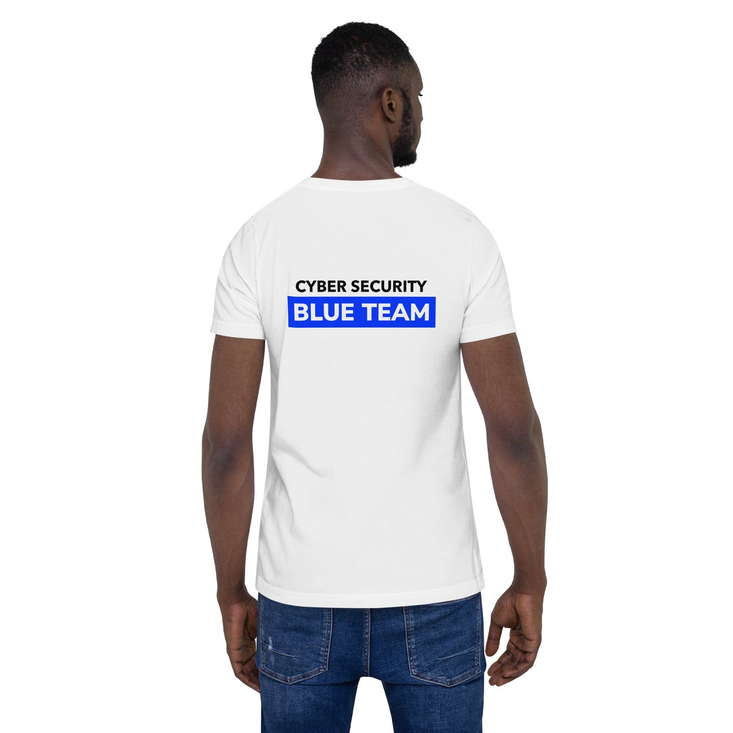 Cyber Security Blue Team V11 - Unisex t-shirt ( Back Print ) by DarkByteGear