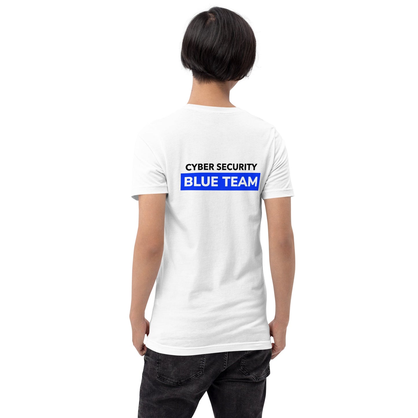 Cyber Security Blue Team V11 - Unisex t-shirt ( Back Print ) by DarkByteGear