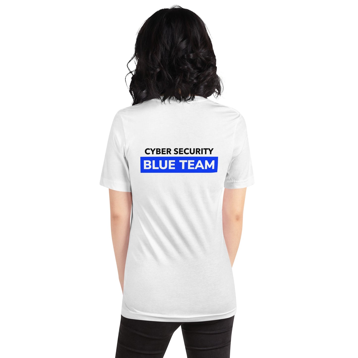 Cyber Security Blue Team V11 - Unisex t-shirt ( Back Print ) by DarkByteGear