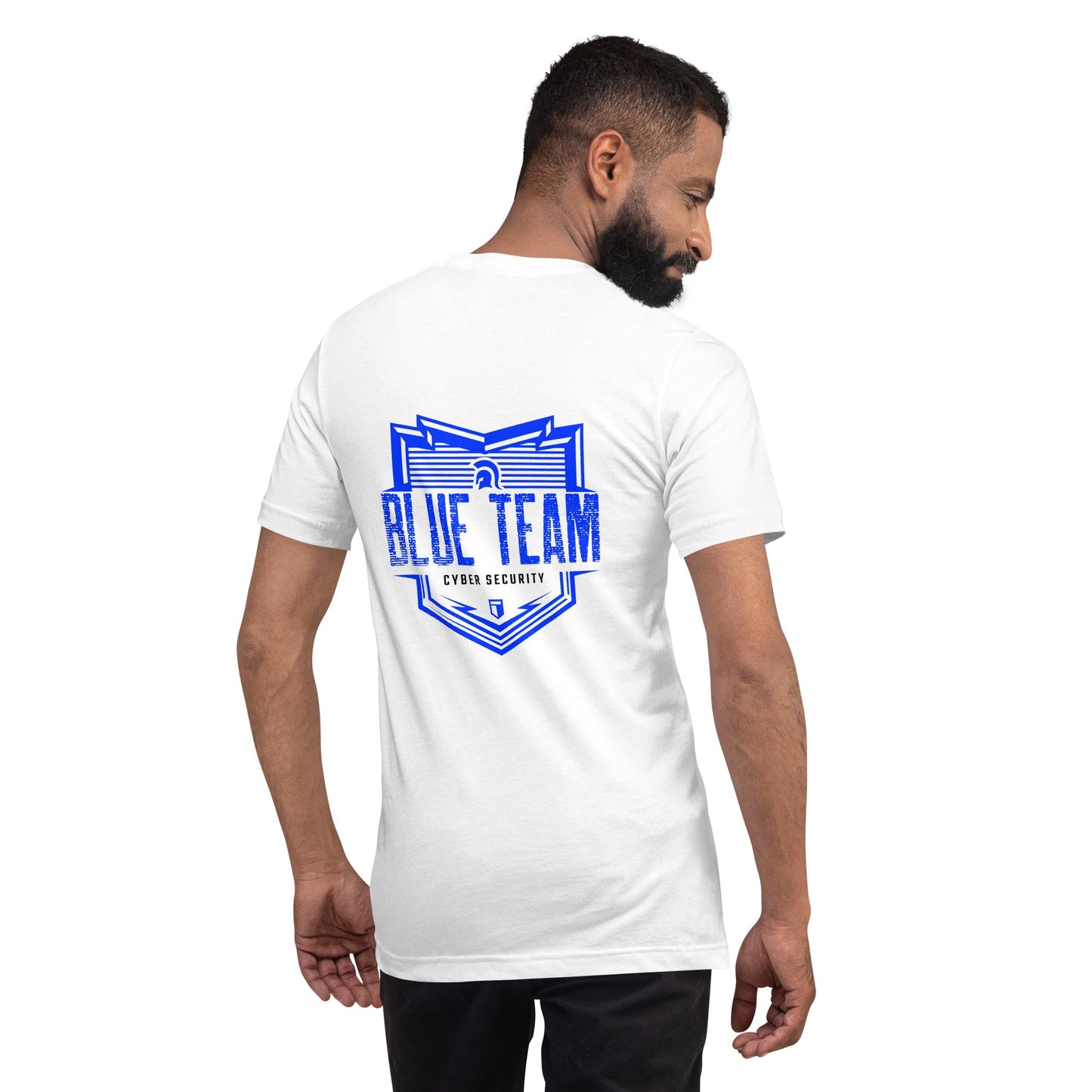 Cyber Security Blue Team V13 - Unisex t-shirt ( Back Print ) by DarkByteGear