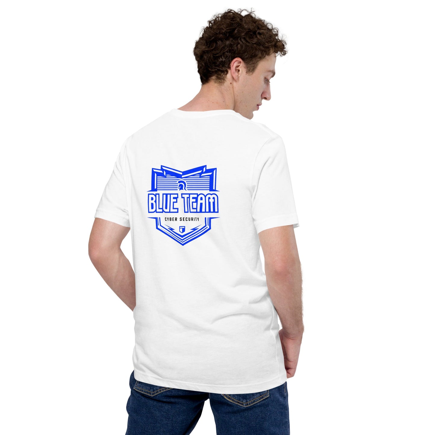 Cyber Security Blue Team 16 - Unisex t-shirt ( Back Print ) by DarkByteGear