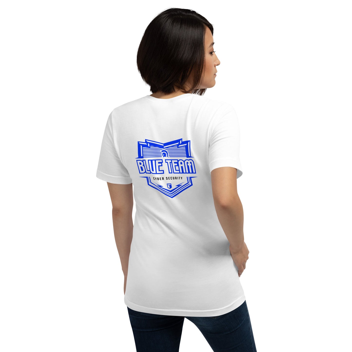 Cyber Security Blue Team 16 - Unisex t-shirt ( Back Print ) by DarkByteGear