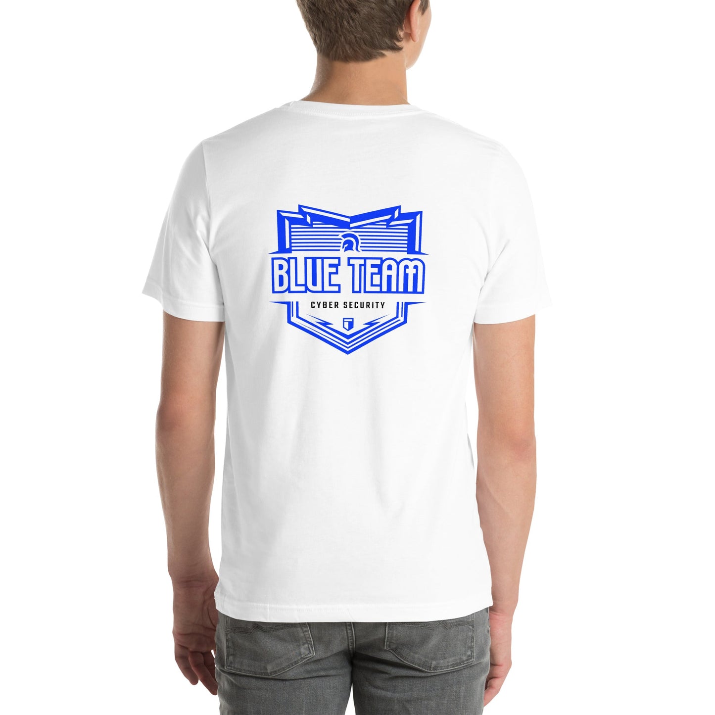 Cyber Security Blue Team 16 - Unisex t-shirt ( Back Print ) by DarkByteGear