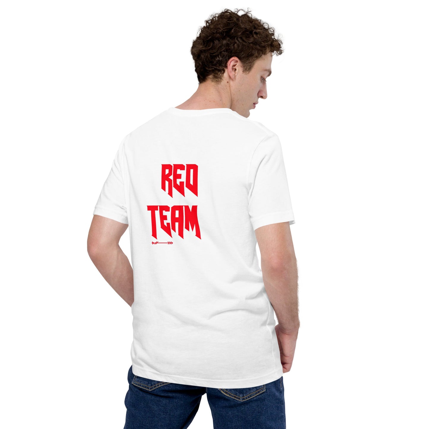Cyber Security Red Team V9 - Unisex t-shirt ( Back Print ) by DarkByteGear