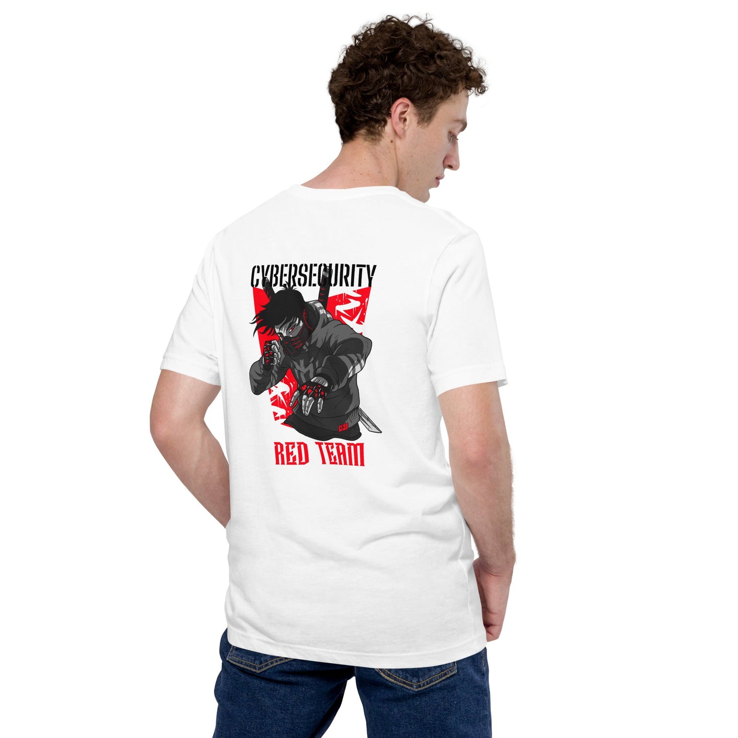 Cyber Security Red Team V3 - Unisex t-shirt ( Back Print ) by DarkByteGear