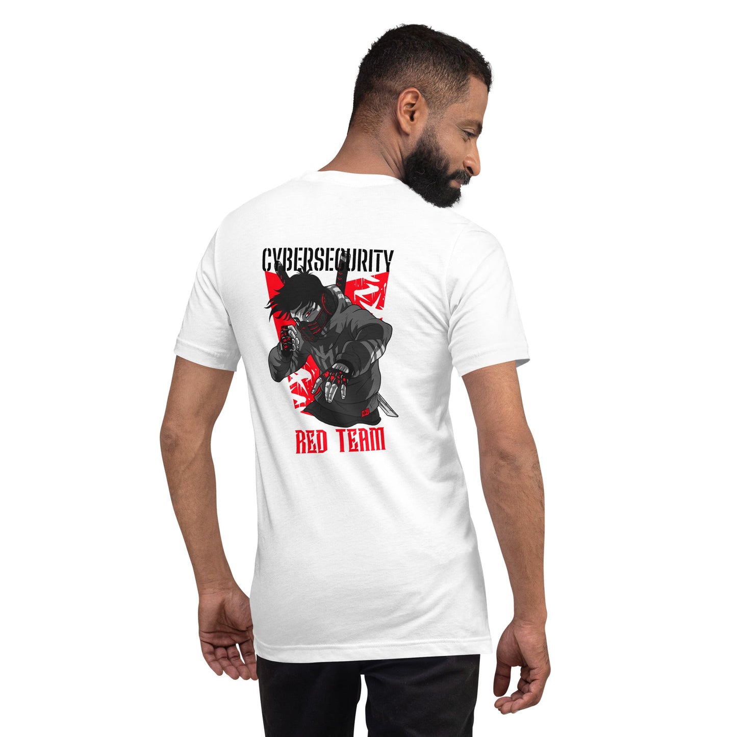 Cyber Security Red Team V3 - Unisex t-shirt ( Back Print ) by DarkByteGear