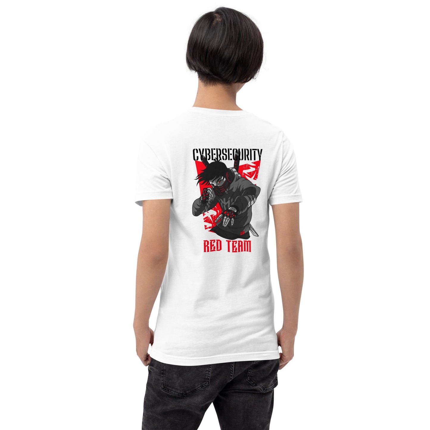 Cyber Security Red Team V3 - Unisex t-shirt ( Back Print ) by DarkByteGear